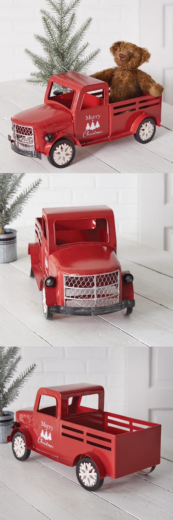 CTW Home Collection Tabletop "Merry Christmas" Red Truck