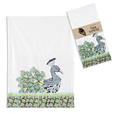 CTW Home Collection Majestic Peacock Design Tea Towels (Box of 4)
