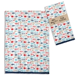 CTW Home Collection Fun 'Fish in the Sea' Tea Towels (Box of 4)
