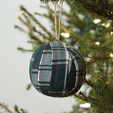 CTW Home Collection Aspen Plaid Fabric Ornament