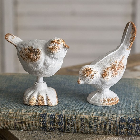 CTW Home Collection Cast-Iron Love Birds Figurines (Set of 2)