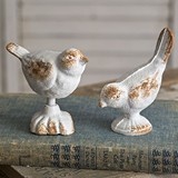 CTW Home Collection Cast-Iron Love Birds Figurines (Set of 2)