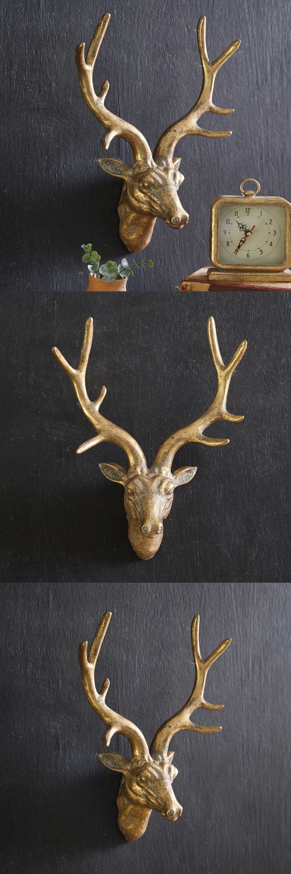 CTW Home Collection Retro Deer Head Sculpture Wall Decor