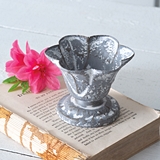 CTW Home Collection Distressed-Metal Lotus-Shaped Cups (Box of 4)