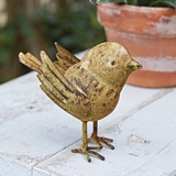 CTW Home Collection 'Thornehill' Bird Figurines with Rust-Finish (Box of 4)