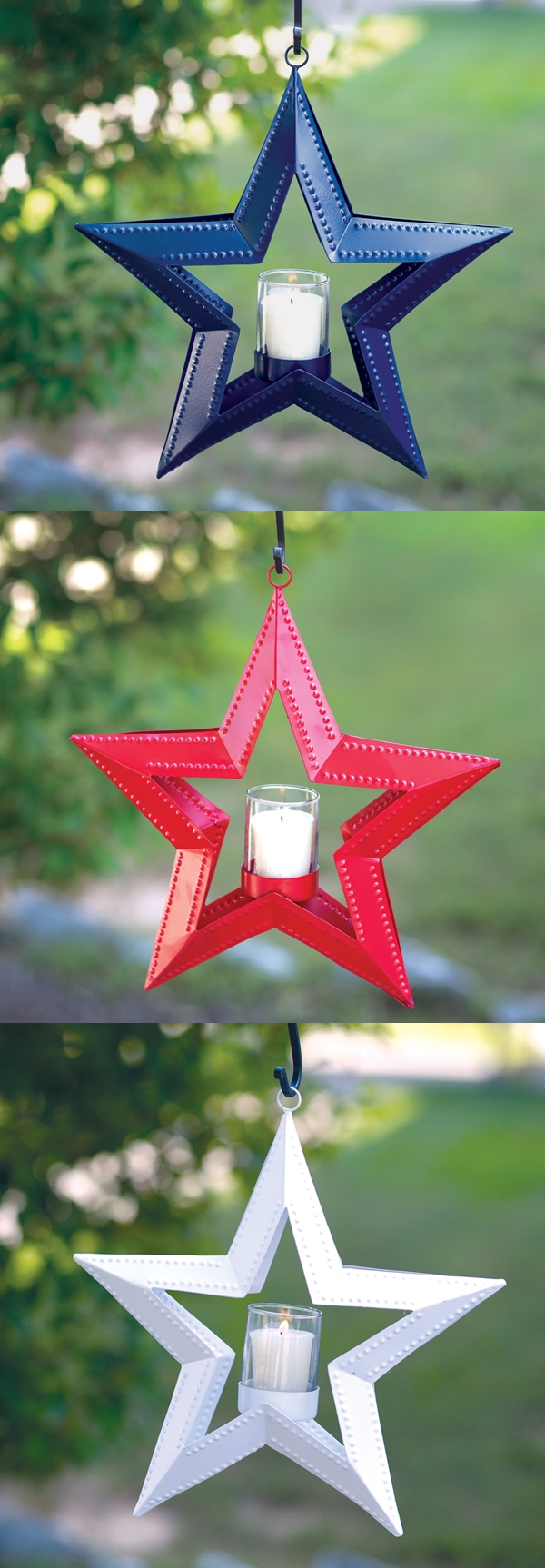 CTW Home Collection 5 Point Hanging Star Votive Holder (3 Colors) | Personalized Gifts and Party ...