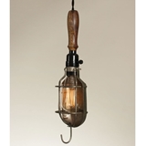 CTW Home Collection 'Trouble Light' Caged Pendant Lamp with Reflector