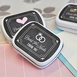 Event Blossom Chalkboard Wedding Personalized Mint Tins