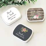 Event Blossom Personalized Floral Garden Mint Tins