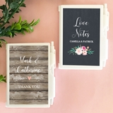 Event Blossom Personalized Notebooks with Floral Garden Designs