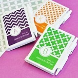 MOD Pattern Monogram Personalized Notebooks Favors