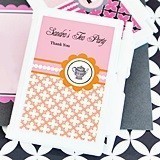 Tea Party Design Personalized Notebooks