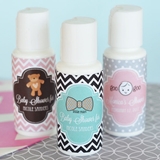 Event Blossom Personalized Baby Shower Designs Sunscreen Bottles