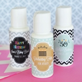 Event Blossom Personalized Birthday Designs Sunscreen Bottles