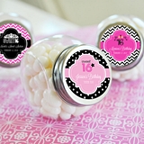 Adorable Quinceañera/Sweet 16 Personalized Candy Jars