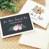 Event Blossom Personalized Floral Garden Designs Tissue Packs