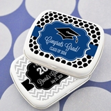 Event Blossom Marking a Milestone Personalized Graduation Mint Tins