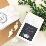 Personalized Goody Bags with Floral Garden Designs (Set of 12)