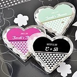 Charming Personalized Heart-Shaped Clear Favor Boxes