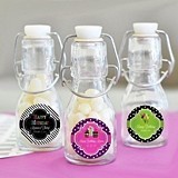 Event Blossom Personalized Birthday Party Glass Swing-Top Bottles