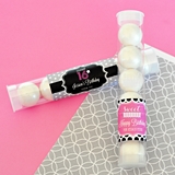 Personalized Candy Tubes for Quinceañera & Sweet 16 Parties