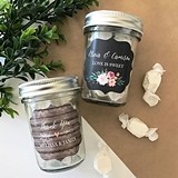 Event Blossom Personalized Floral Garden Mini Mason Jars