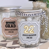Personalized Miniature Mason Jars in Celebration of Graduation