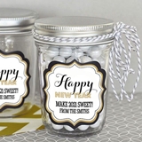 Event Blossom Personalized New Year's Eve Party Mini Mason Jars