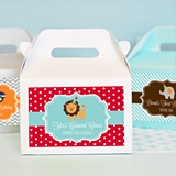 Personalized MOD-Kid's Birthday Party Mini Gable Boxes (Set of 12)