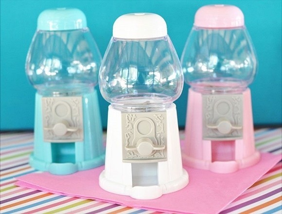 Event Blossom Mini Gumball Machine Place Card Holders