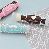 Event Blossom Personalized MOD Baby Shower Silhouette Lip Balm Tubes