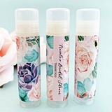 Event Blossom Personalized Succulent Design Lip Balm Tubes