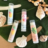 Event Blossom Personalized Tropical Beach Designs Lip Balm Tubes