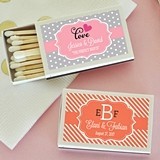 Event Blossom Choose Your Theme Personalized Match Boxes (Set of 50)