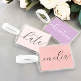 Event Blossom Personalized Personalized Luggage Tag with Script Name