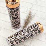 Event Blossom Personalized Leopard Print Tumbler with Lid & Straw