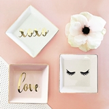 Event Blossom Ceramic Match Your Theme Ring Dish (4 Colors; 7 Designs)