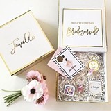 Bridal Party Proposal or Thank You Gift Set in Personalized Gift-Box