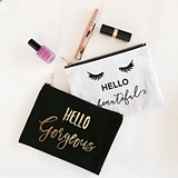 Event Blossom Theme Canvas Cosmetic Bags (4 Designs)