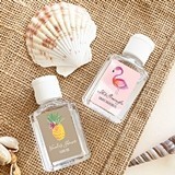 Event Blossom Personalized Tropical Beach Hand Sanitizer Bottles