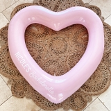 Event Blossom Personalizable Heart-Shaped Pink Pool Floatie