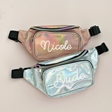 Event Blossom Personalizable Metallic Fanny Pack (Bride/Babe/Name)