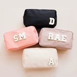 Event Blossom Custom Nylon Pouch with Chenille Patches (4 Colors)
