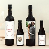 Custom 'Your Design' or Company Logo Wine Bottle Label Sticker