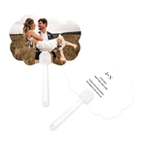 Personalized Photo-Printed Hand Fan - Modern Love (3 Shapes)