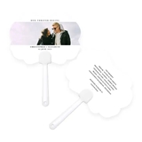 Personalized Photo-Printed Hand Fan - Timeless Snapshot (3 Shapes)