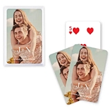 Custom Photo-Printed Playing Card Favors - Modern Love Design