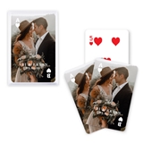 Custom Photo-Printed Playing Card Favors - Card Suits Monogram Design