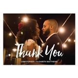 Custom Photo-Printed Thank You Cards - Handwritten Elegance