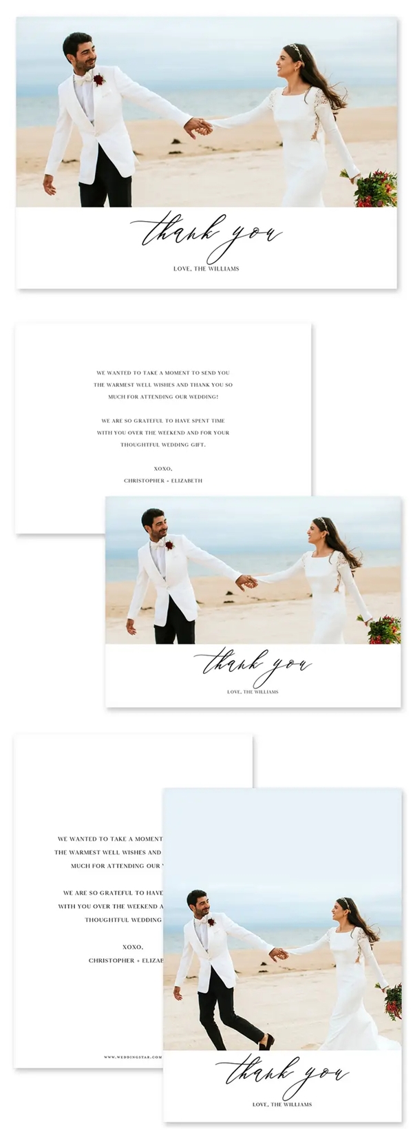 Custom Photo-Printed Thank You Cards - Scripted Beginnings